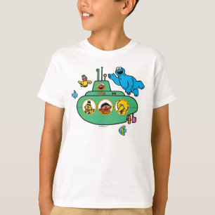Cookie Monster und Sesam Pals U-Boot T-Shirt