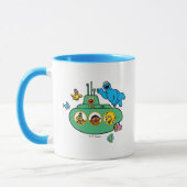 Cookie Monster und Sesamstraßen Freunde U-Boot Tasse (Links)
