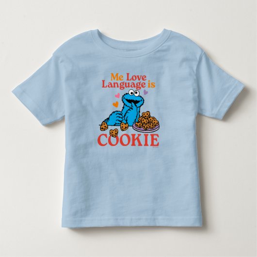 Cookie Monster | Valentinstag-Zitat Kleinkind T-shirt (Vorderseite)