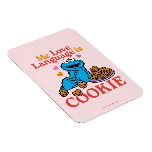 Cookie Monster | Valentinstag-Zitat Magnet (Rechte Seite)