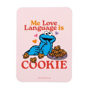 Cookie Monster   Valentinstag-Zitat Magnet
