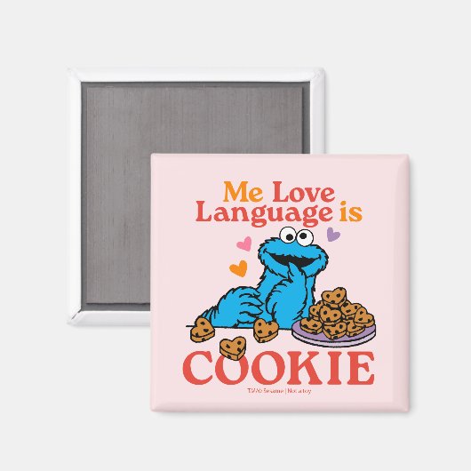 Cookie Monster | Valentinstag-Zitat Magnet (Vorderseite/Rückseite)