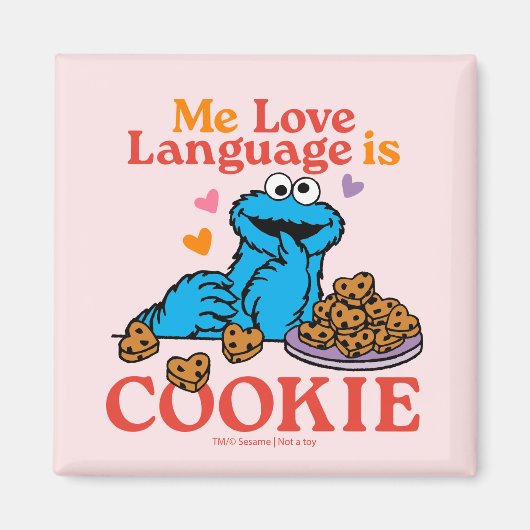 Cookie Monster | Valentinstag-Zitat Magnet (Vorne)