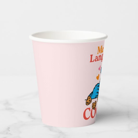 Cookie Monster | Valentinstag-Zitat Pappbecher (Vorderseite)