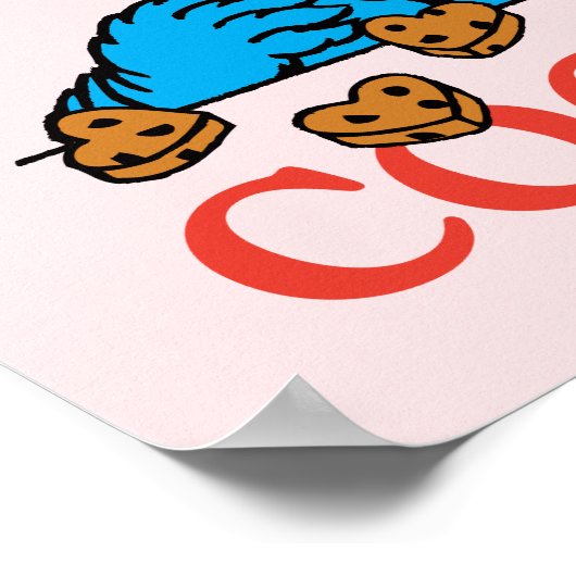 Cookie Monster | Valentinstag-Zitat Poster (Ecke)