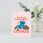 Cookie Monster | Valentinstag-Zitat Postkarte (Stehend Vorderseite)