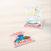 Cookie Monster | Valentinstag-Zitat Rechteckiger Pappuntersetzer (Vor Ort)