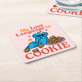 Cookie Monster | Valentinstag-Zitat Rechteckiger Pappuntersetzer (angewinkelt)