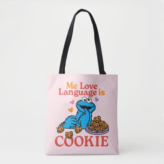 Cookie Monster | Valentinstag-Zitat Tasche (Vorderseite)