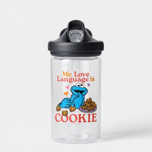 Cookie Monster | Valentinstag-Zitat Trinkflasche (Vorne)