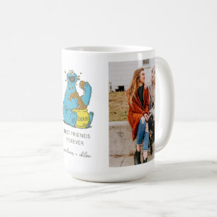 Cookie Monster Vintage Beste Freunde - Foto Kaffeetasse