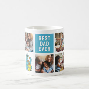 Cookie Monster Vintage Dad Foto-Collage Kaffeetasse