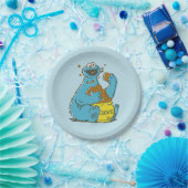 Cookie Monster Vintage Pappteller (Party)