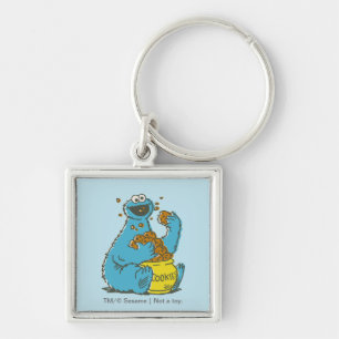 Cookie Monster Vintage Schlüsselanhänger
