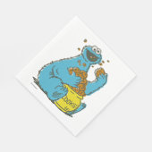 Cookie Monster Vintage Serviette (Ecke)