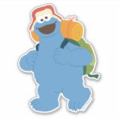 Cookie Monster Wandern Aufkleber (Vorderseite)