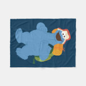 Cookie Monster Wandern Fleecedecke (Vorderseite (Horizontal))