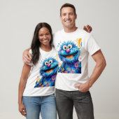 Cookie Monster Watercolor Trend T - Shirt (Unisex)