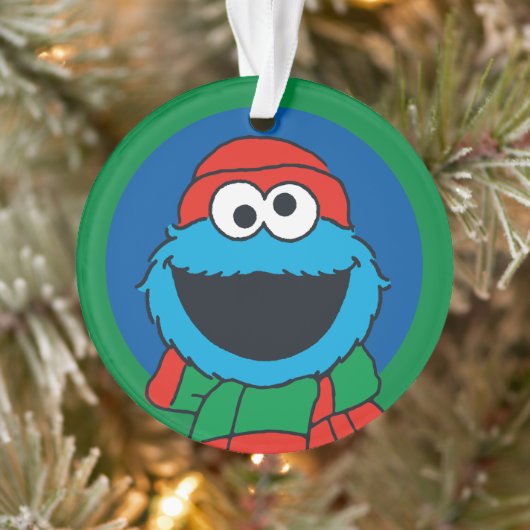 Cookie Monster Winter Scarf Ornament (Baum)