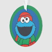 Cookie Monster Winter Scarf Ornament (Vorderseite)