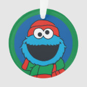 Cookie Monster-Winter-Schal Ornament (Vorderseite)