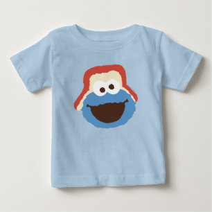 Cookie Monster Woodland Face Baby T-shirt