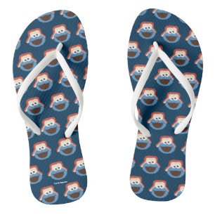 Cookie Monster Woodland Face Badesandalen
