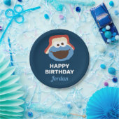 Cookie Monster Woodland Face | Geburtstag Pappteller (Party)