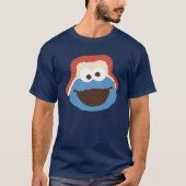 Cookie Monster Woodland Face T-Shirt (Vorderseite)