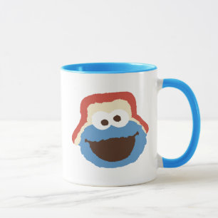 Cookie Monster Woodland Face Tasse