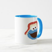 Cookie Monster Woodland Face Tasse (VorderseiteRechts)
