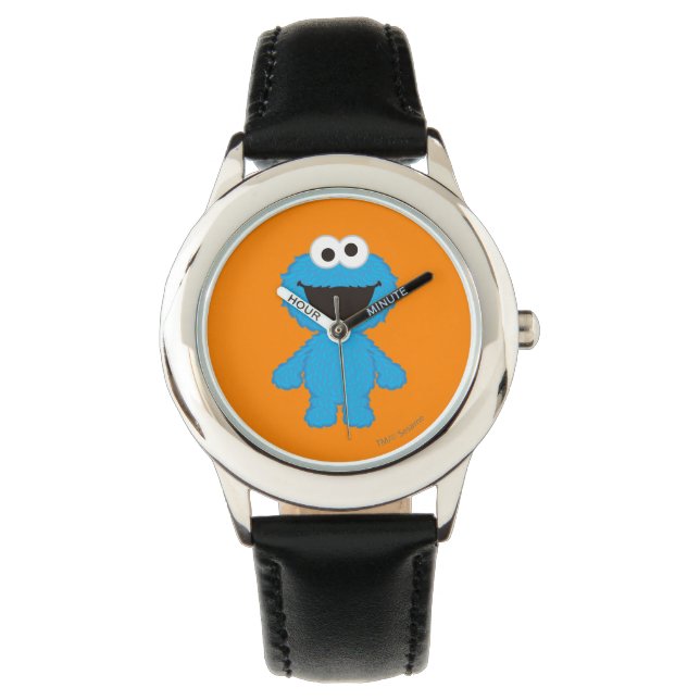 Cookie Monster Wool Style Armbanduhr (Vorderseite)