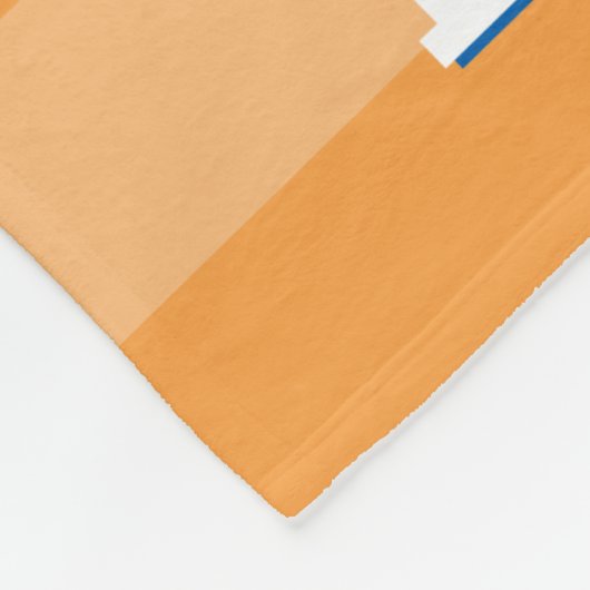 Cookie Monster Wool Style | Name hinzufügen Fleecedecke (Ecke)