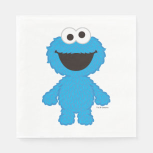Cookie Monster Wool Style Serviette