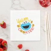 Cookie Monster Yum Serviette (Beispiel)