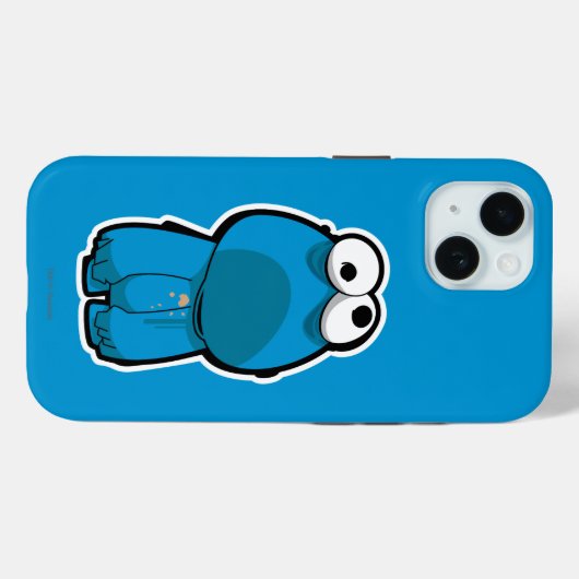 Cookie Monster Zombie Case-Mate iPhone Hülle (Rückseite (Horizontal))