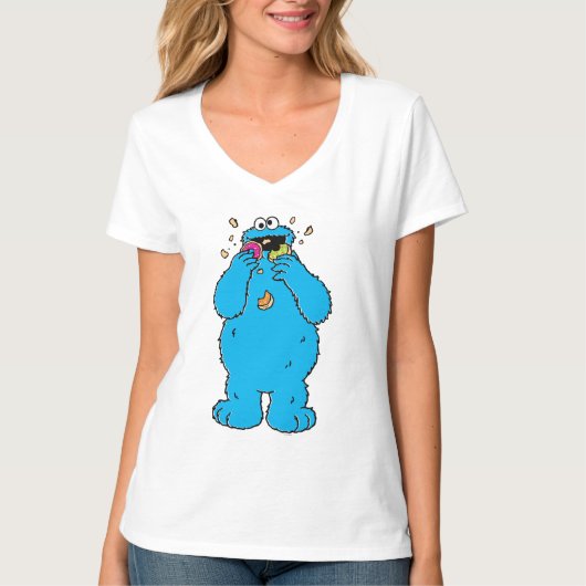 Cookie MonsterDonut Destroyer 2 T-Shirt (Vorderseite)