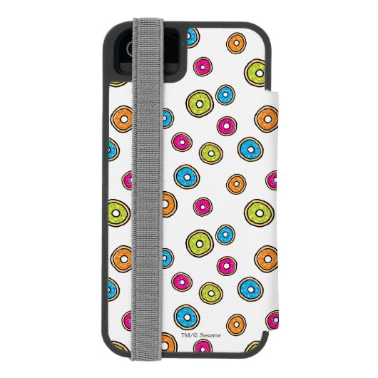 Cookie MonsterDonut Destroyer Incipio iPhone Geldbeutel-Hülle (Folio Rückseite)