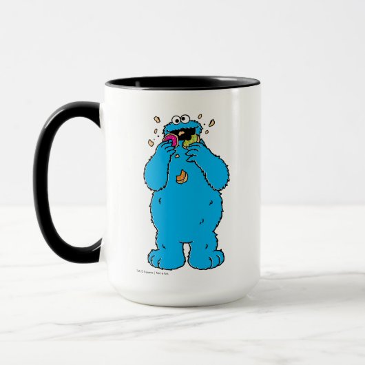 Cookie MonsterDonut Destroyer Tasse (Links)