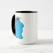 Cookie MonsterDonut Destroyer Tasse (Vorderseite Links)