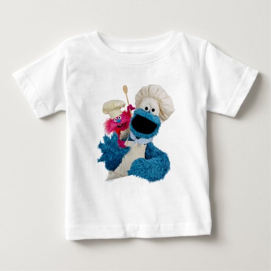 Cookie Monsters Feinschmecker LKW Friends Baby T-shirt (Vorderseite)