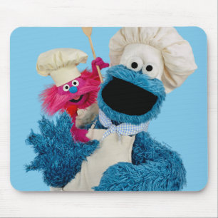 Cookie Monsters Feinschmecker LKW Friends Mousepad