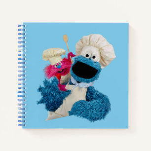 Cookie Monsters Feinschmecker LKW Friends Notizblock