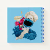 Cookie Monsters Feinschmecker LKW Friends Notizblock (Rückseite)
