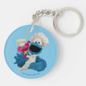 Cookie Monsters Feinschmecker LKW Friends Schlüsselanhänger (Rückseite)