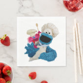 Cookie Monsters Feinschmecker LKW Friends Serviette (Beispiel)