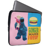 Cookie Monster's Feinschmecker Truck | Gonger Make Laptopschutzhülle (Vorne Rechts)