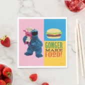 Cookie Monster's Feinschmecker Truck | Gonger Make Serviette (Beispiel)