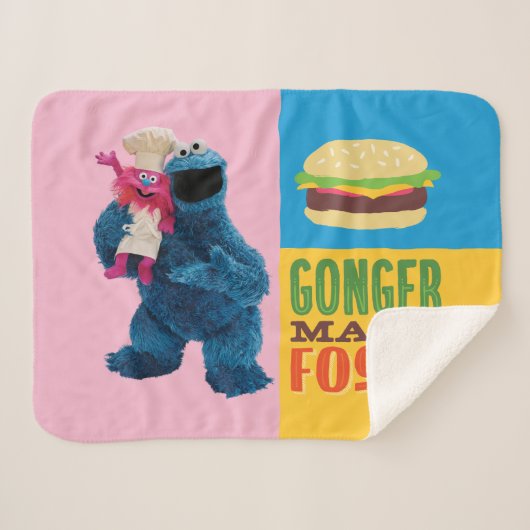 Cookie Monster's Feinschmecker Truck | Gonger Make Sherpadecke (Vorderseite (Horizontal))