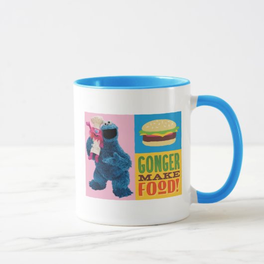 Cookie Monster's Feinschmecker Truck | Gonger Make Tasse (Rechts)